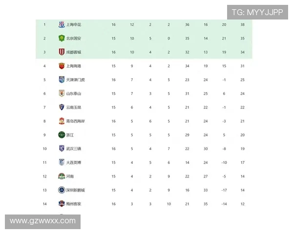上海申花击败深圳新鹏城跃升至中超积分榜第二位