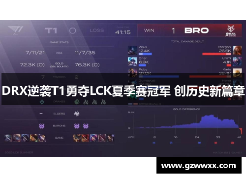 DRX逆袭T1勇夺LCK夏季赛冠军 创历史新篇章